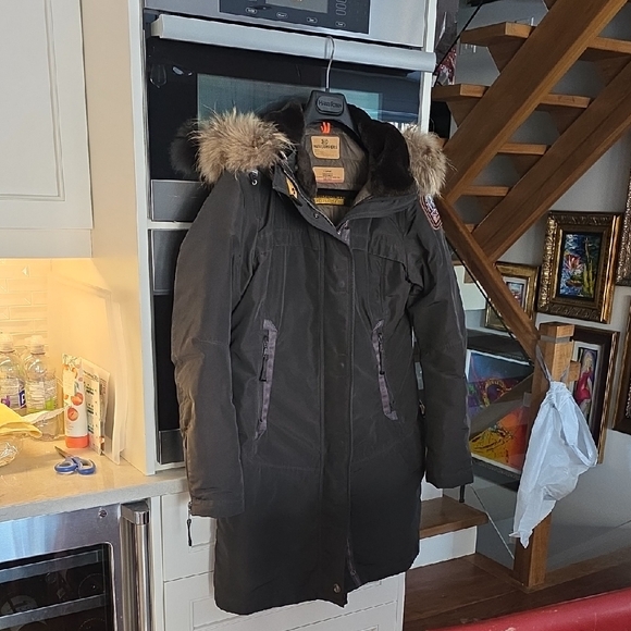 Parajumpers Jackets & Blazers - Parajumpers Parka Black Jacket with Fur Trim